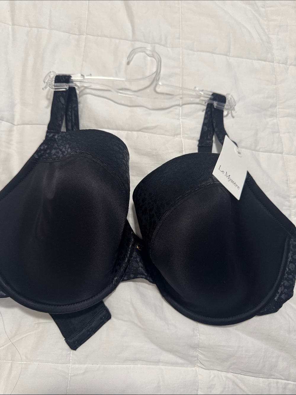 Le Mystere Black safari tshirt bra 36h